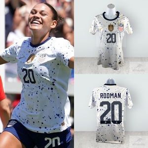 NEW Women's Soccer Jersey Home Rodman #20 USA World Cup Athletic Slim Fit USWNT